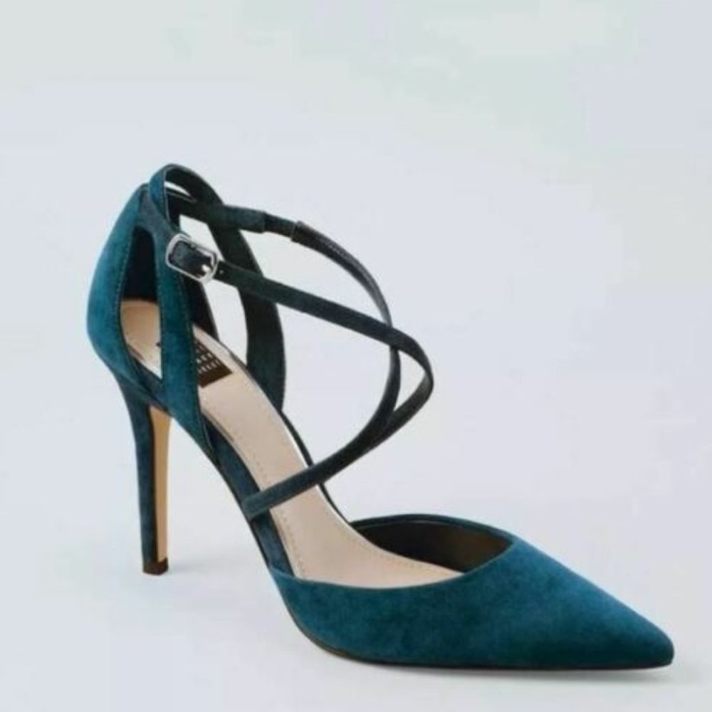 White House Black Market Kai River Heels Pumps 10